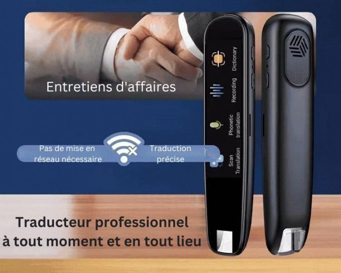 Stylo Scanner, Traducteur Vocal Et Textuel (PROMOTION -50%)