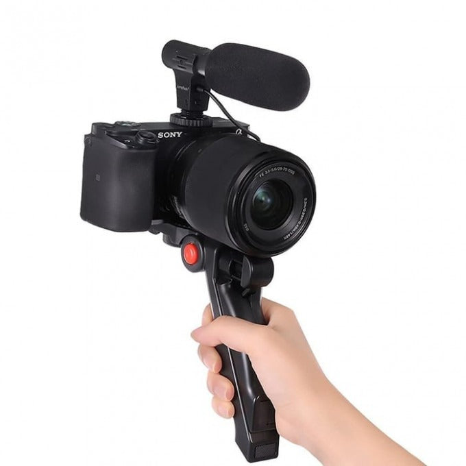Kit de microphone vidéo professionnel avec trépied et lumière LED