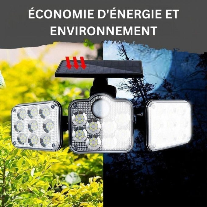 APPLIQUE SOLAIRE TRIPLE LED (PROMOTION -45%)
