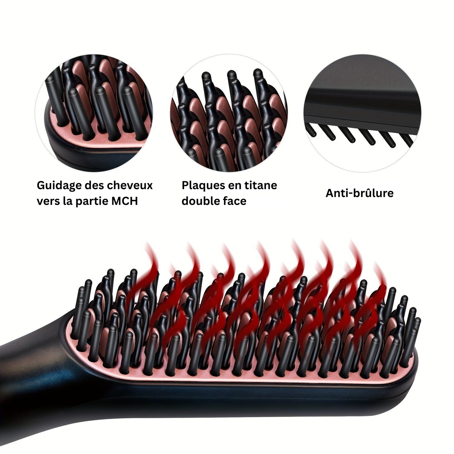 Brosse Lissante Chauffante