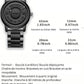 Montre Étanche À Perles Magnétiques Rotatives
