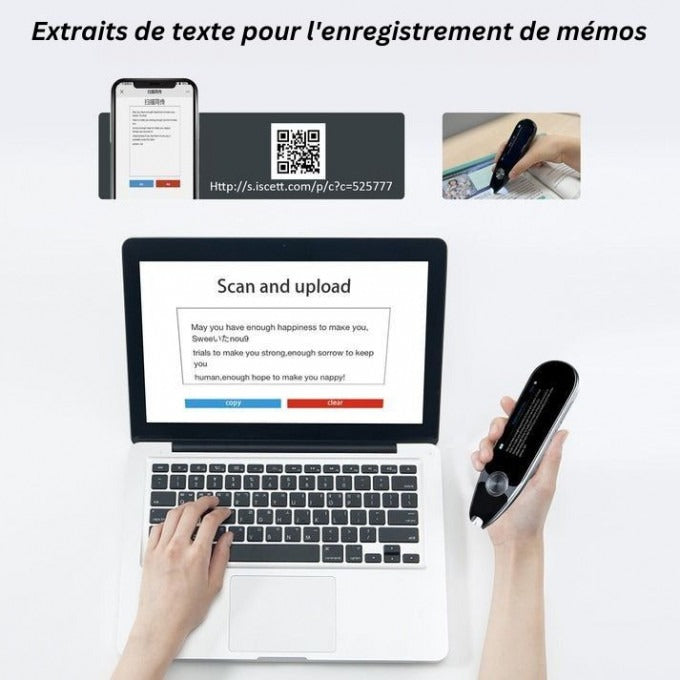 Scan Reader Pen Traducteur et Stylo de Lecture pour la Dyslexie Autisme Scan Reader Pen Traducteur et Stylo de Lecture pour la Dyslexie Autisme