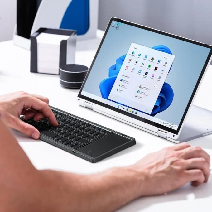 Clavier Bluetooth pliable avec pavé tactile (PROMOTION -40%)