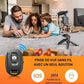 Kit de microphone vidéo professionnel avec trépied et lumière LED