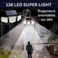 APPLIQUE SOLAIRE TRIPLE LED (PROMOTION -45%)