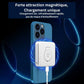 Chargeur sans fil pliable 3-en-1 avec aspiration magnétique