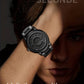 Montre Étanche À Perles Magnétiques Rotatives