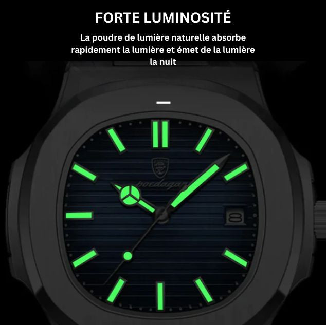 Montre En Acier Inoxydable Édition Lumineuse