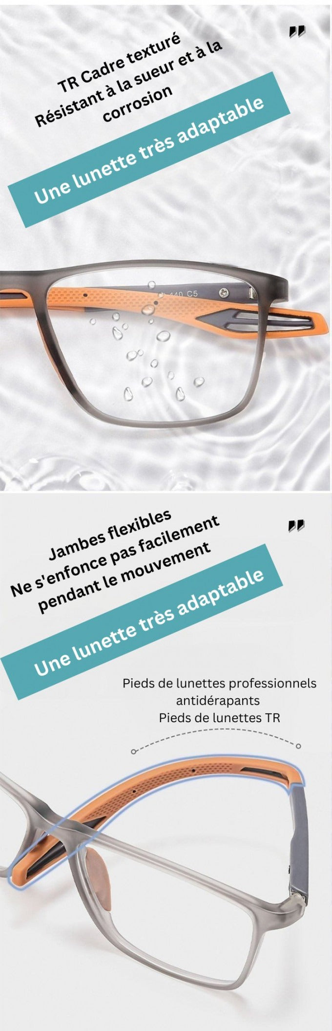 Lunettes de lecture sportives